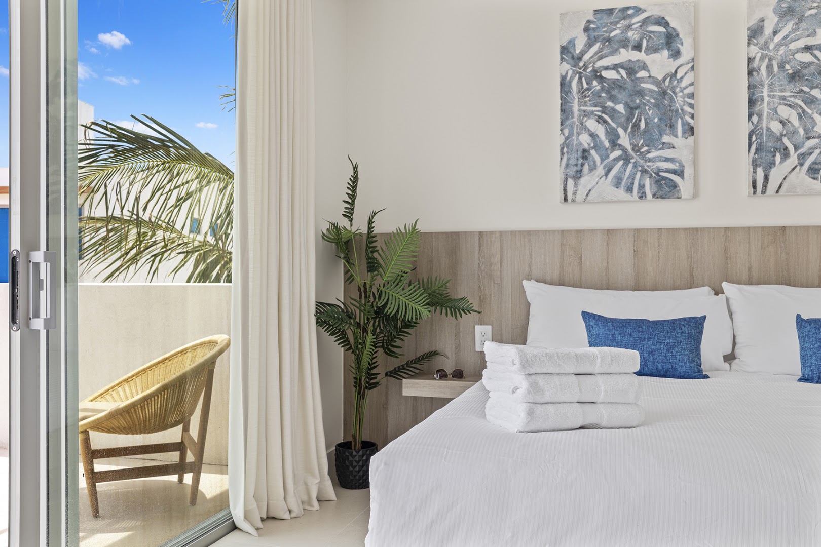 The Park at Grace Bay: professional, bright, inviting hotel room