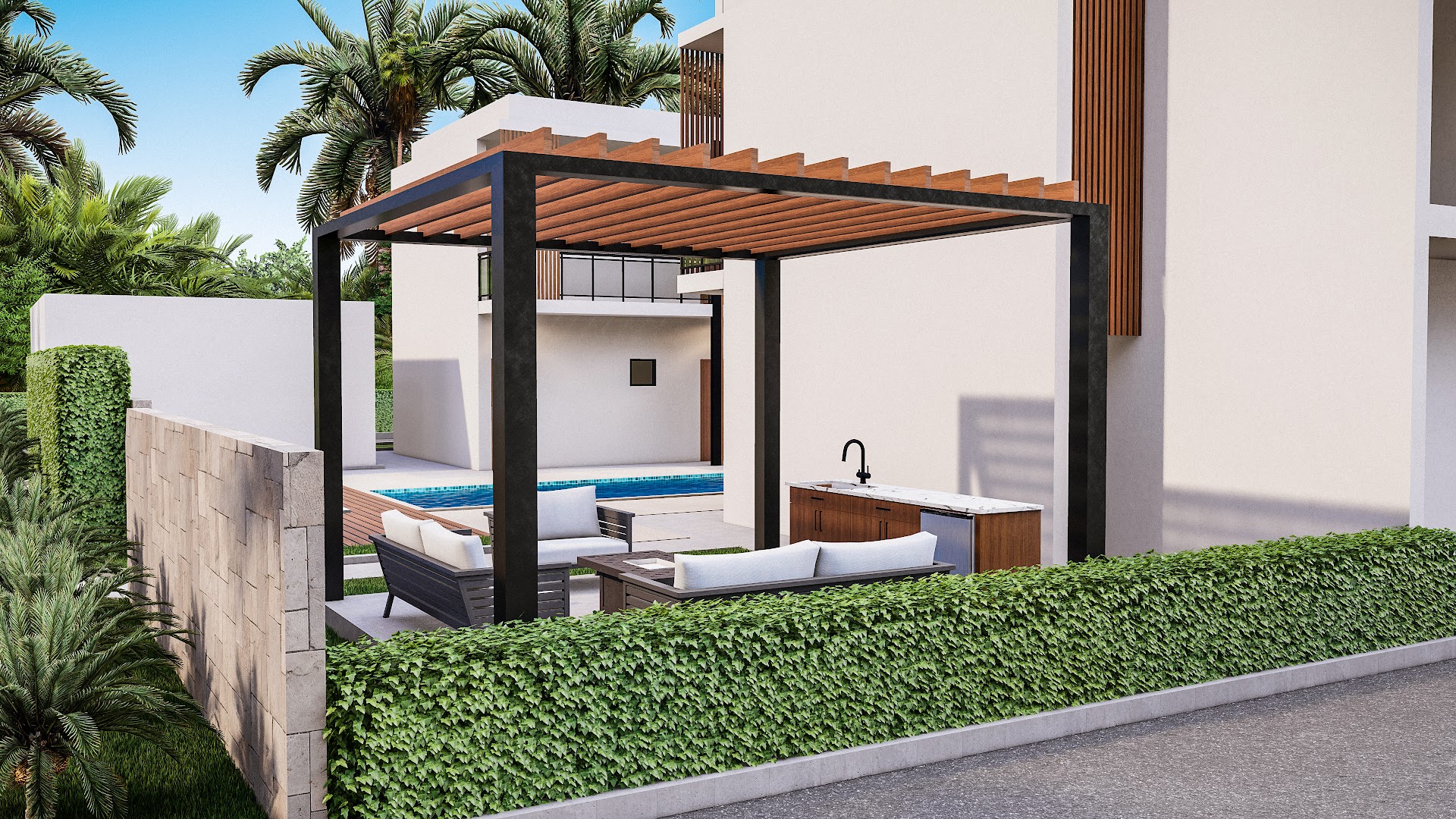 The Retreat TCI: high quality hotel terrace photo