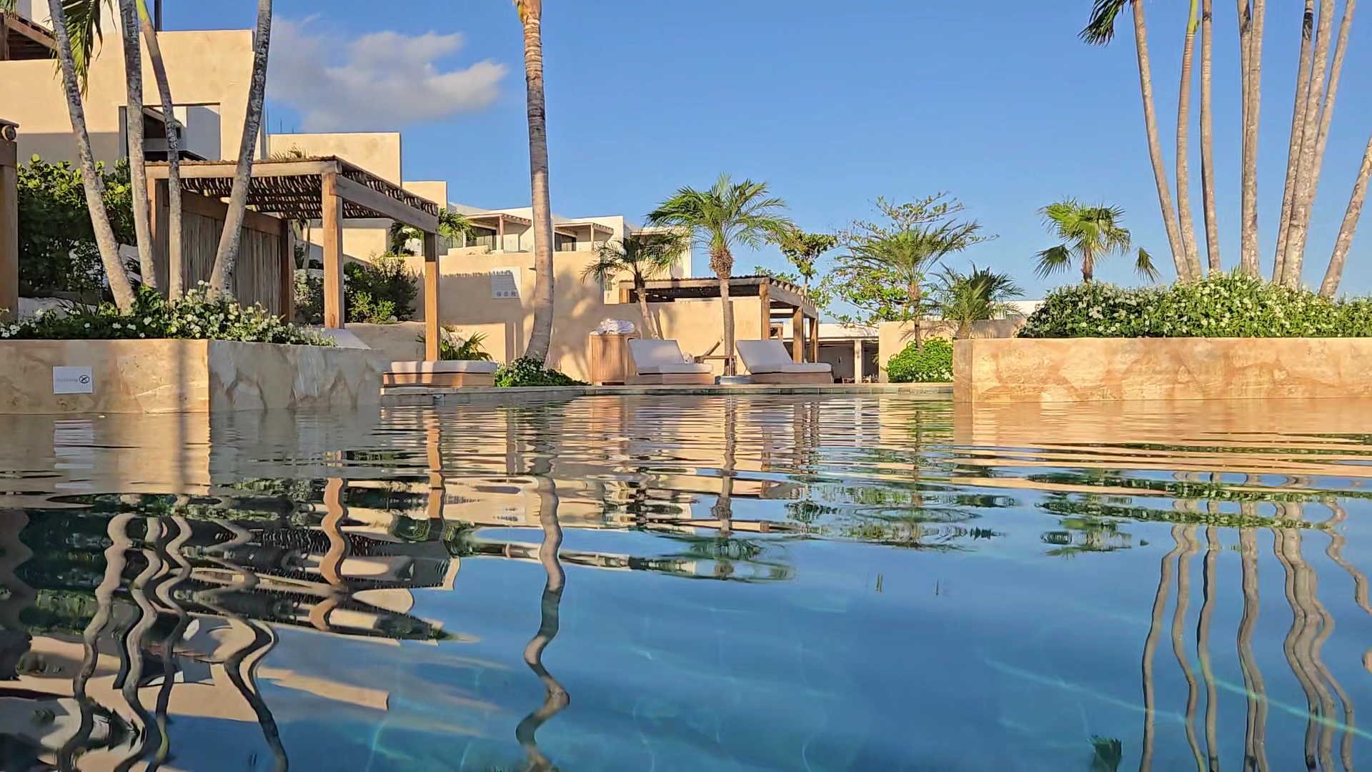 The Strand Turks and Caicos: beautiful, professional hotel pool shot