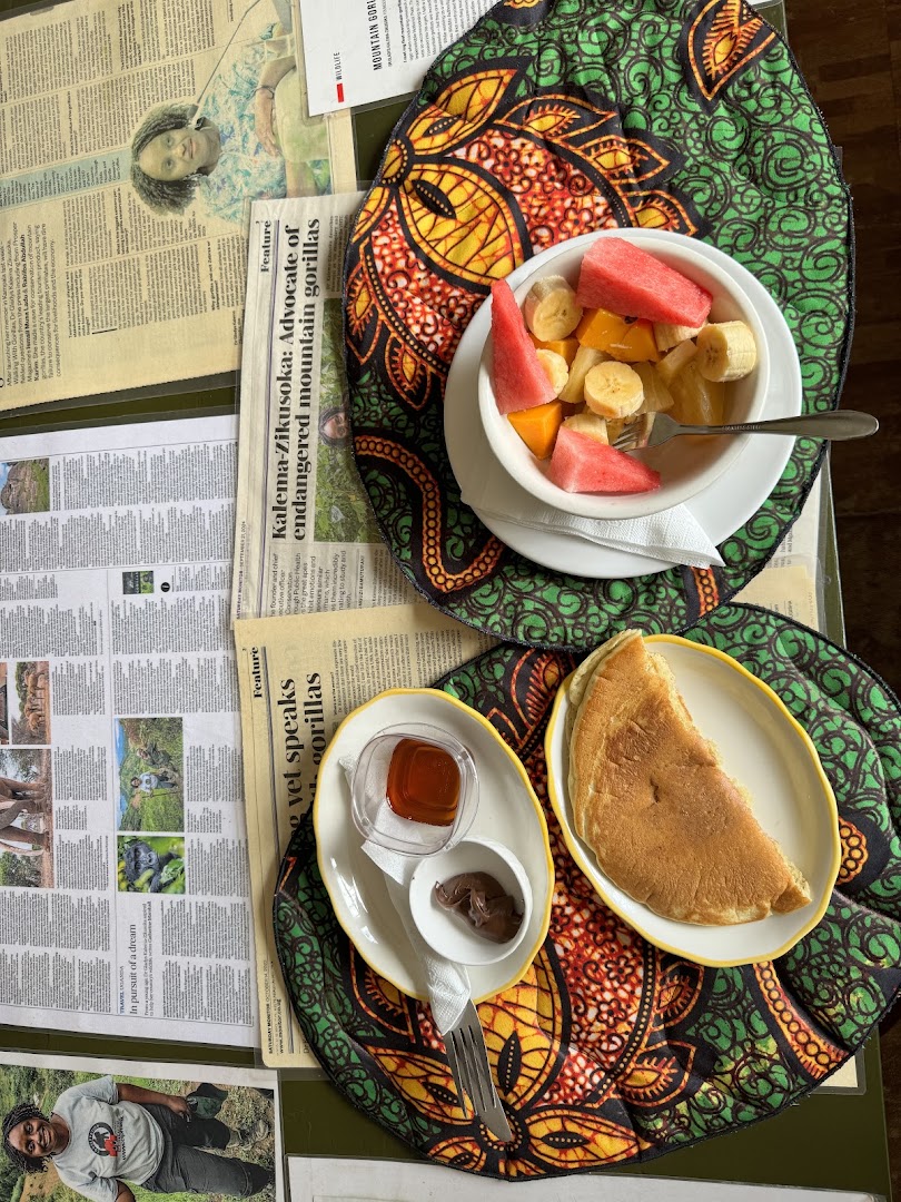 Gorilla Conservation Café: appetizing food photo with atmosphere