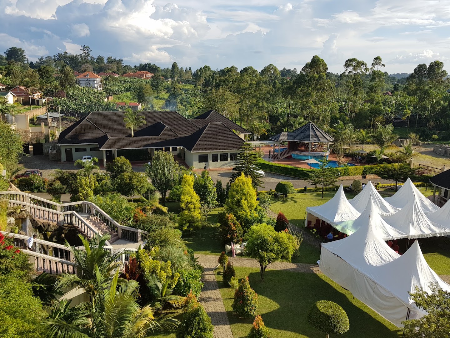 Nyaika Hotel: high quality aerial hotel view