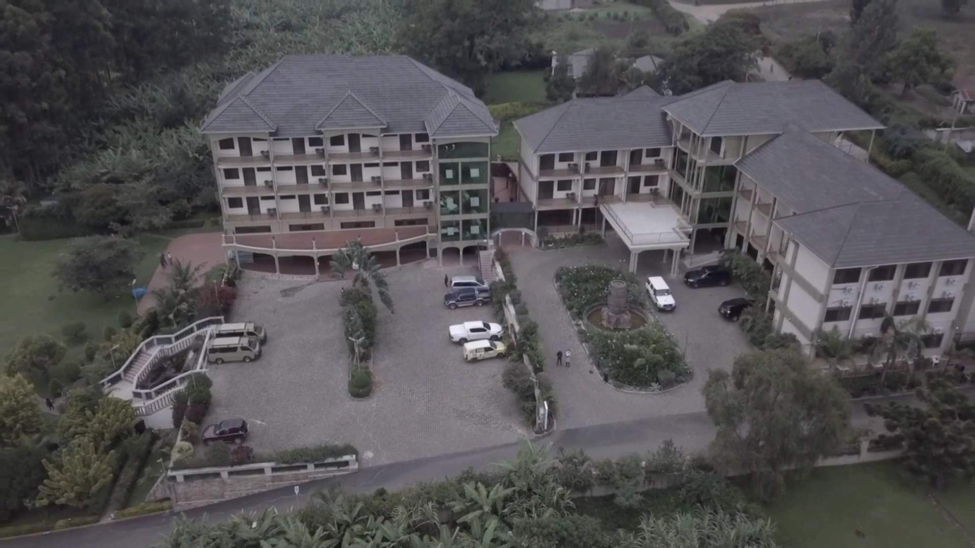 Nyaika Hotel: clear aerial view of hotel