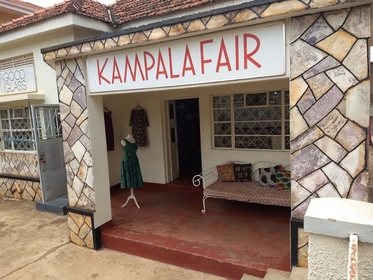 Kampala Fair: clear storefront photo of shop