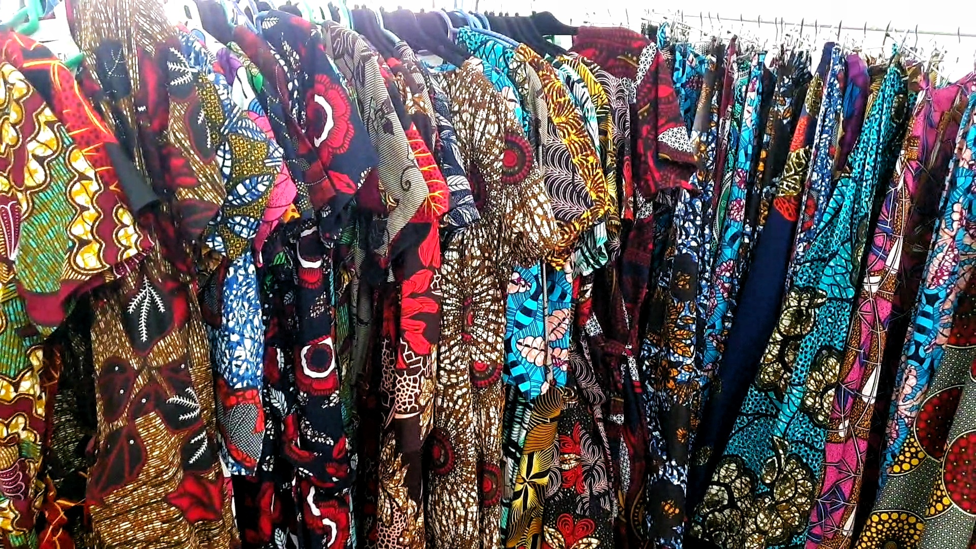 Kampala Fair: clear display of shop products