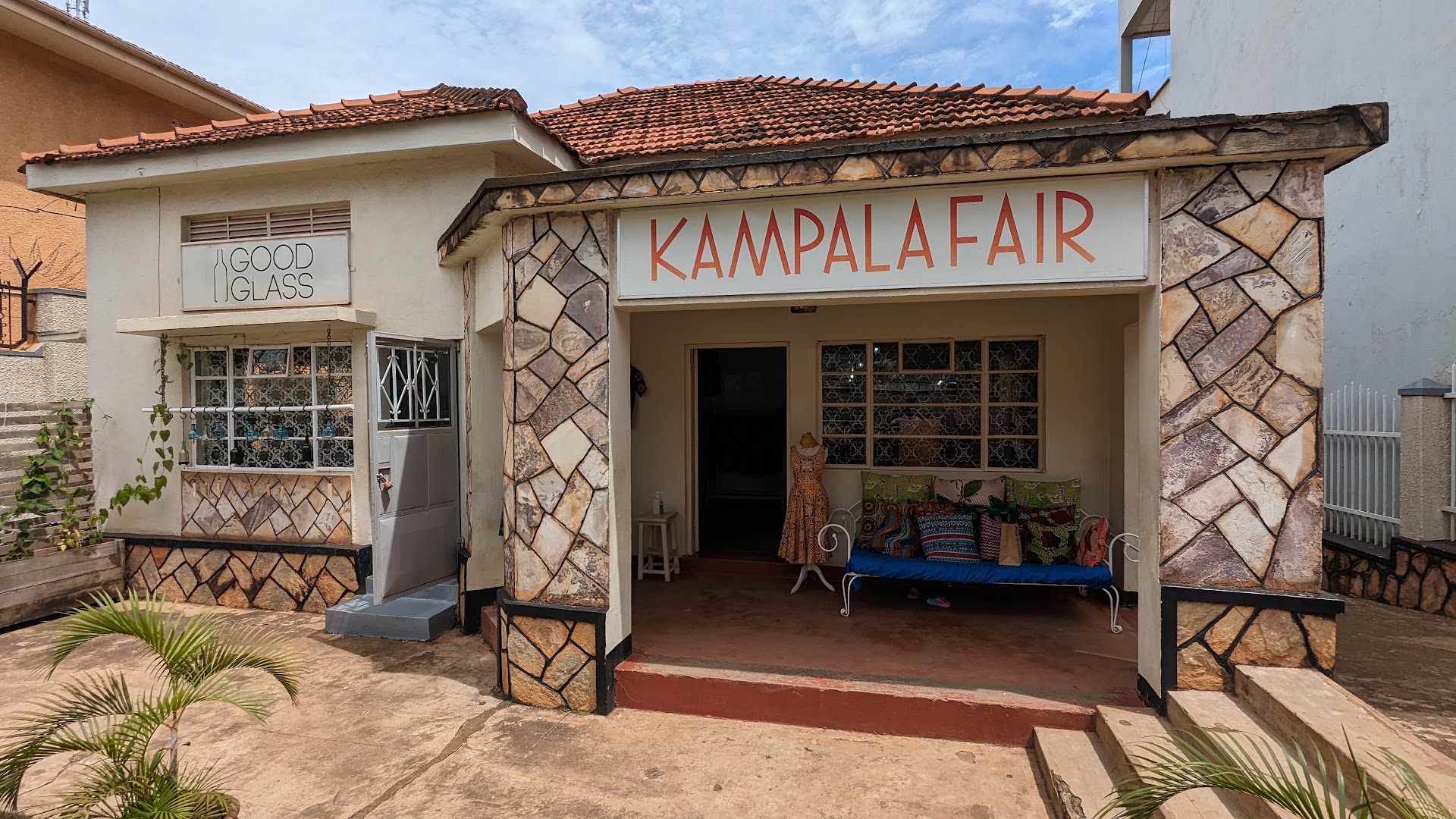 Kampala Fair: clear storefront photo of shop