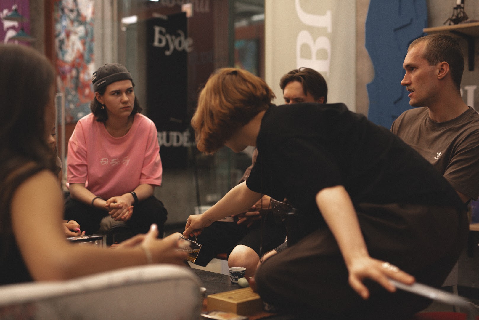 Just Punk Tea Vozdvyzhenka: authentic social atmosphere
