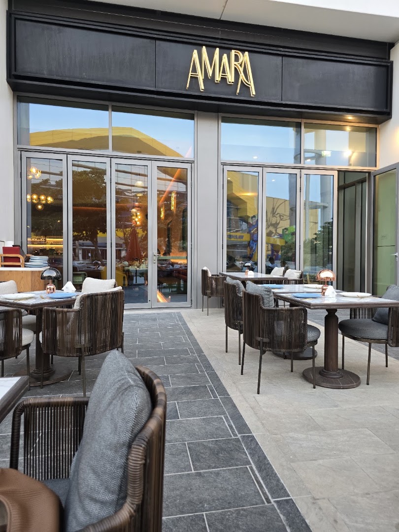 Amara Restaurant & Cafe: clear, inviting restaurant exterior shot