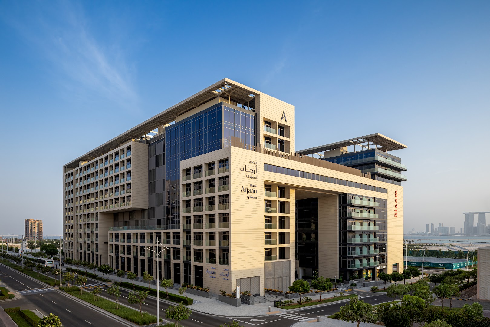 Bloom Arjaan by Rotana: professional exterior architectural shot