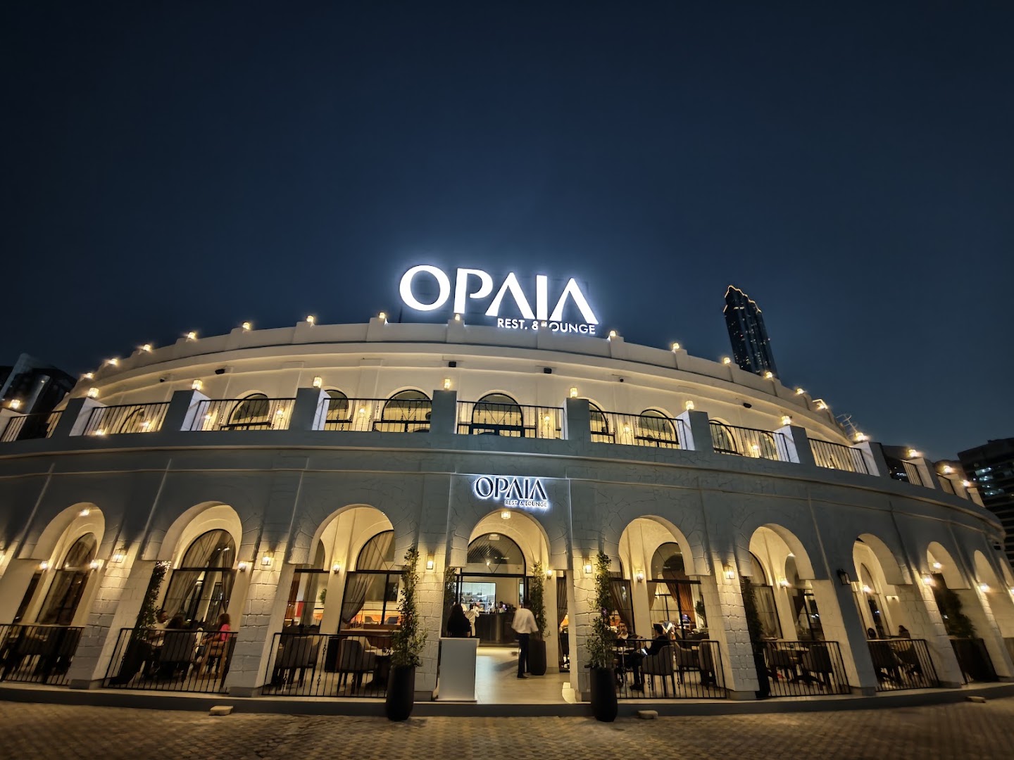 OPAIA Restaurant & Lounge: professional exterior shot of venue