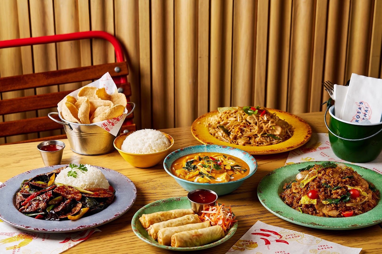 Rosa's Thai: professional, appetizing food photography