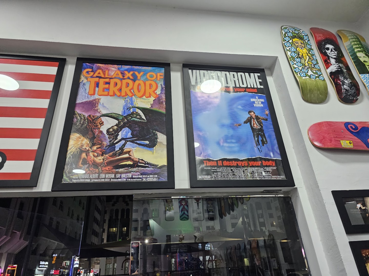 Saturday Skateshop: shop interior and products