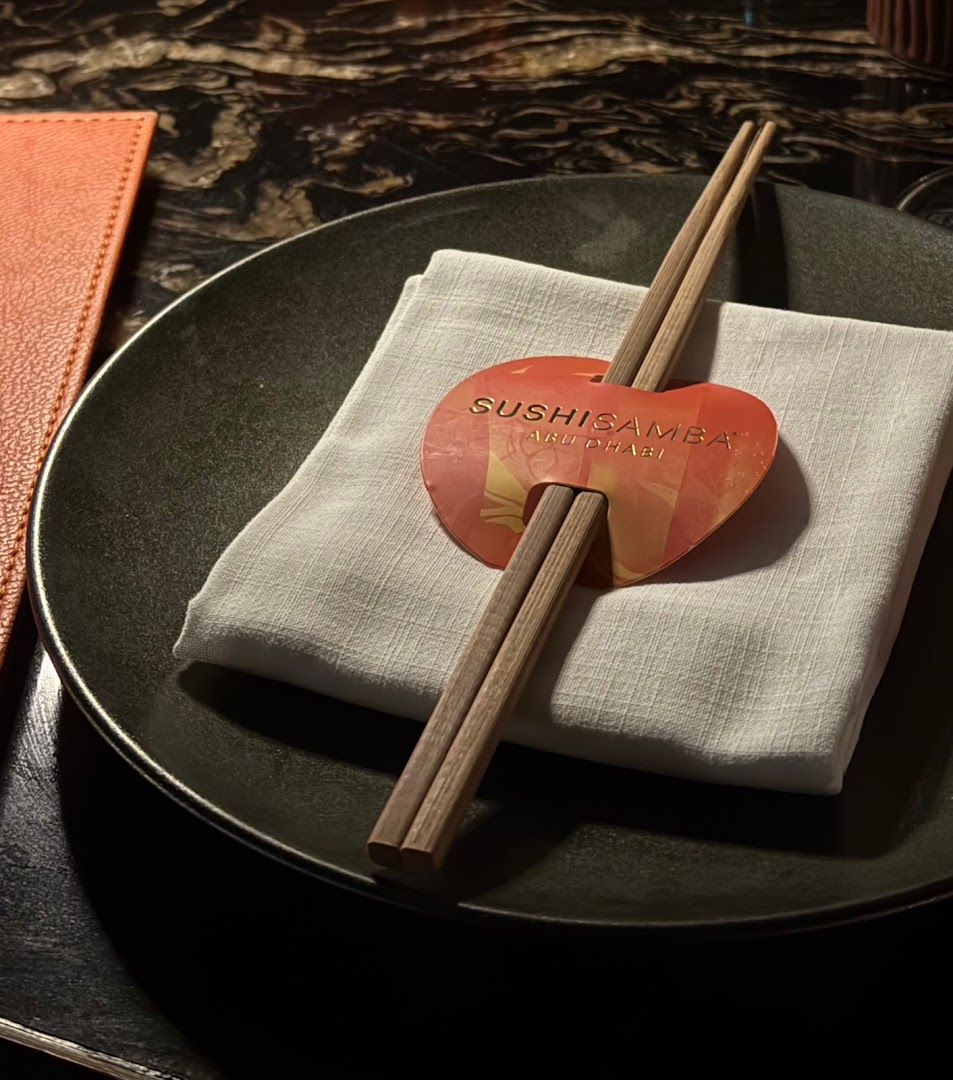 Sushisamba: professional and elegant table setting