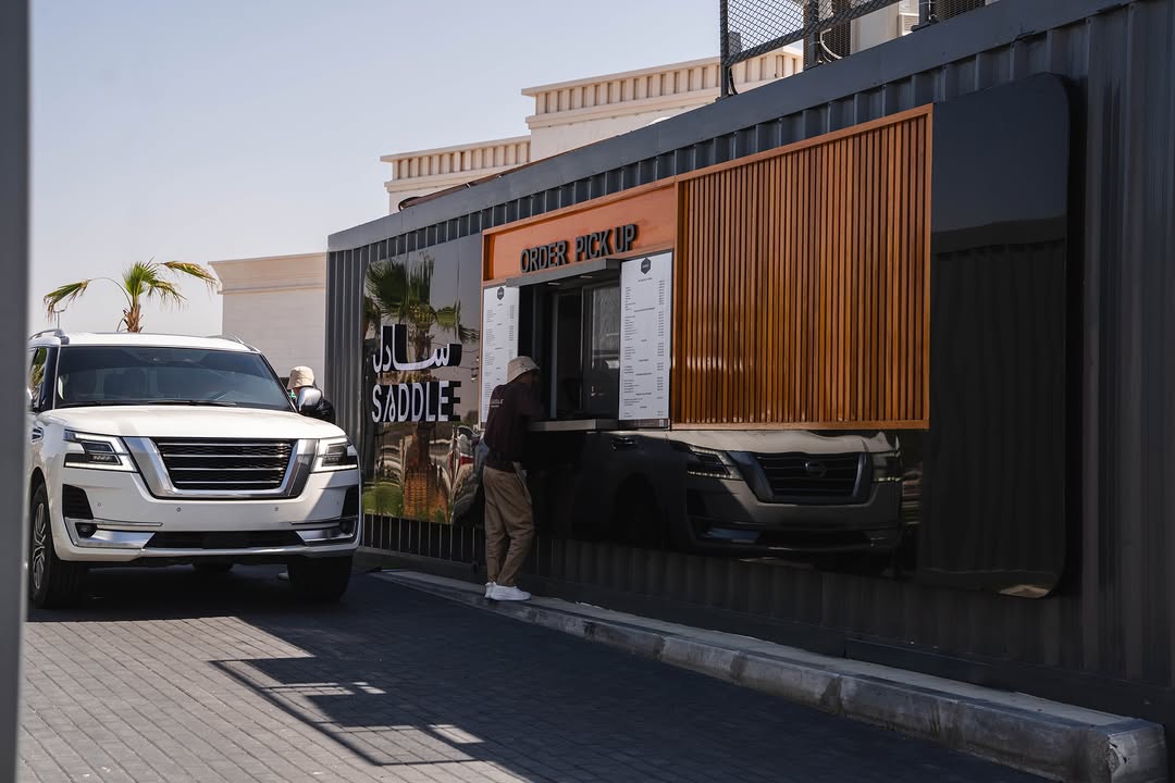 Saddle Café: clear exterior shot of venue