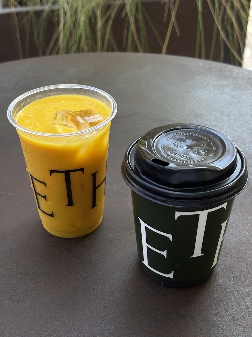 Ethr: clear photo of branded drinks