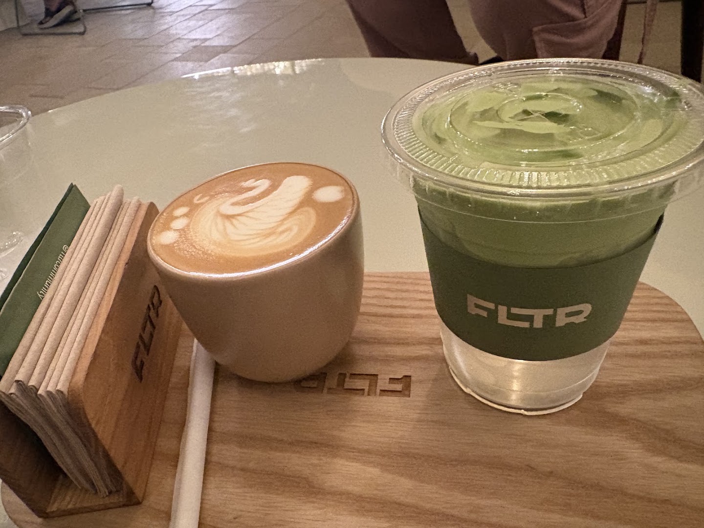 FLTR: high quality drink presentation