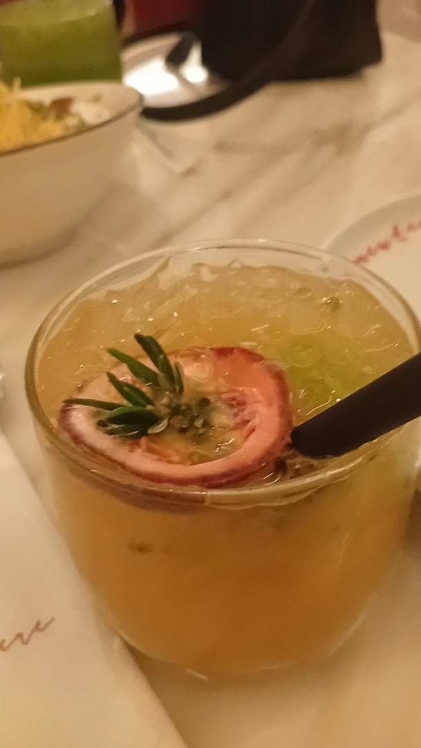 Somewhere: appetizing photo of a cocktail