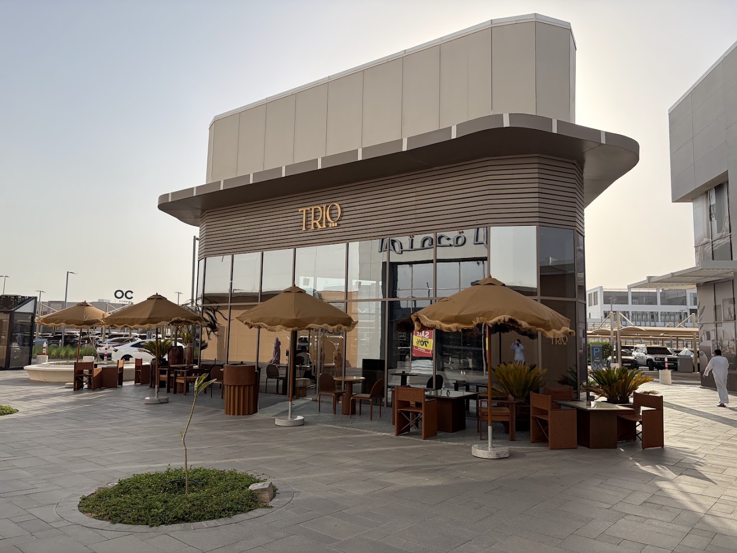 Trio Cafe: clear exterior shot of venue