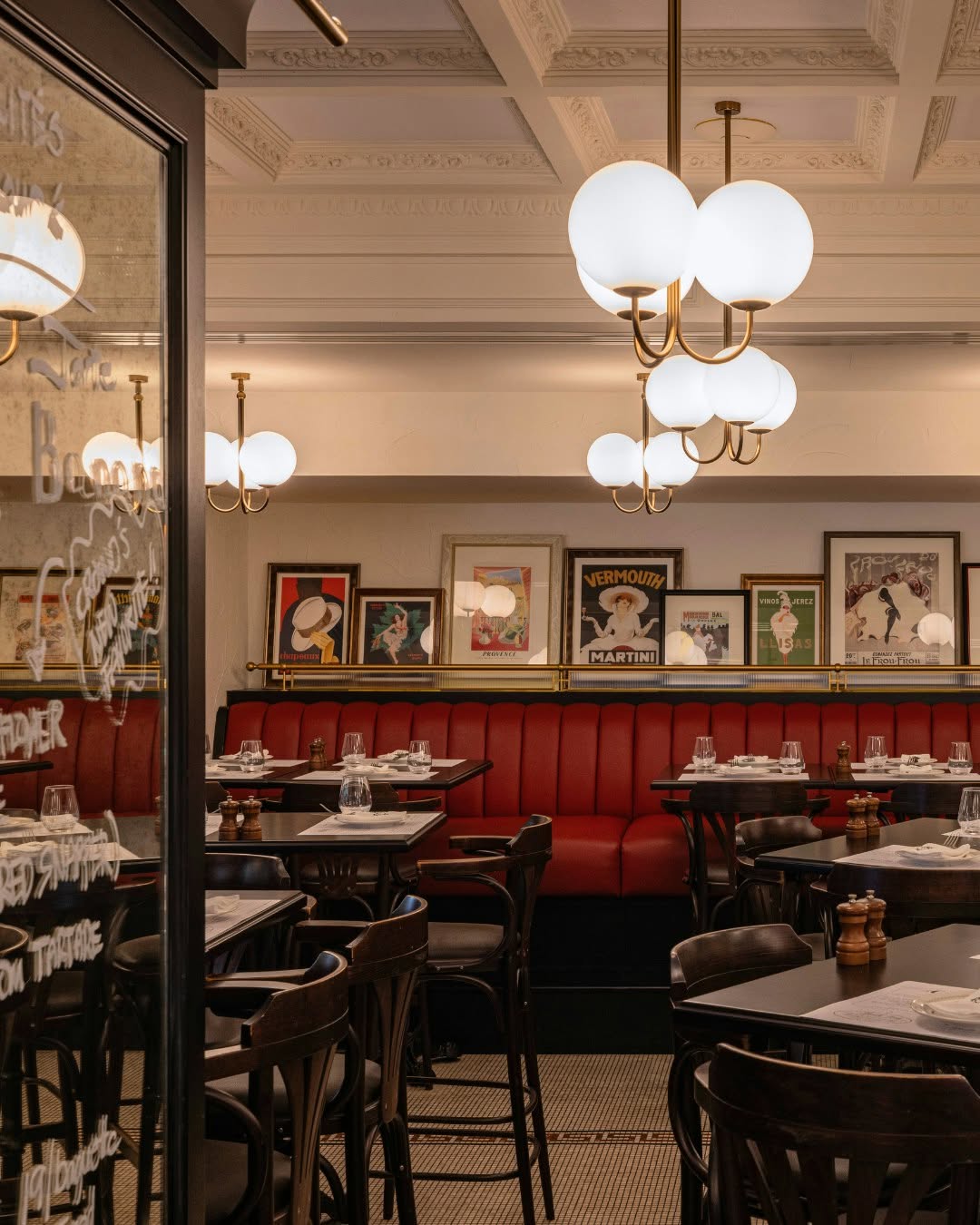 CQ French Brasserie: professional, inviting restaurant interior shot