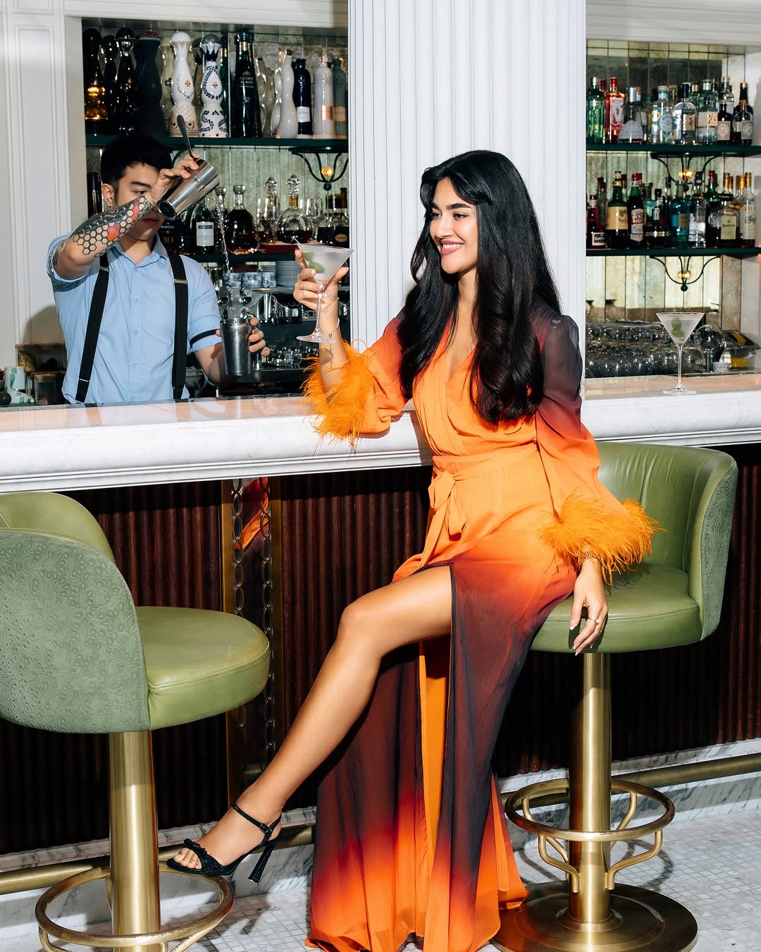 Fumée: professional atmosphere and service shot