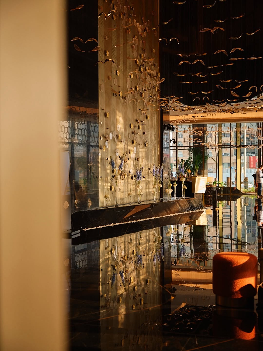 Mandarin Oriental Downtown, Dubai: elegant hotel lobby interior shot