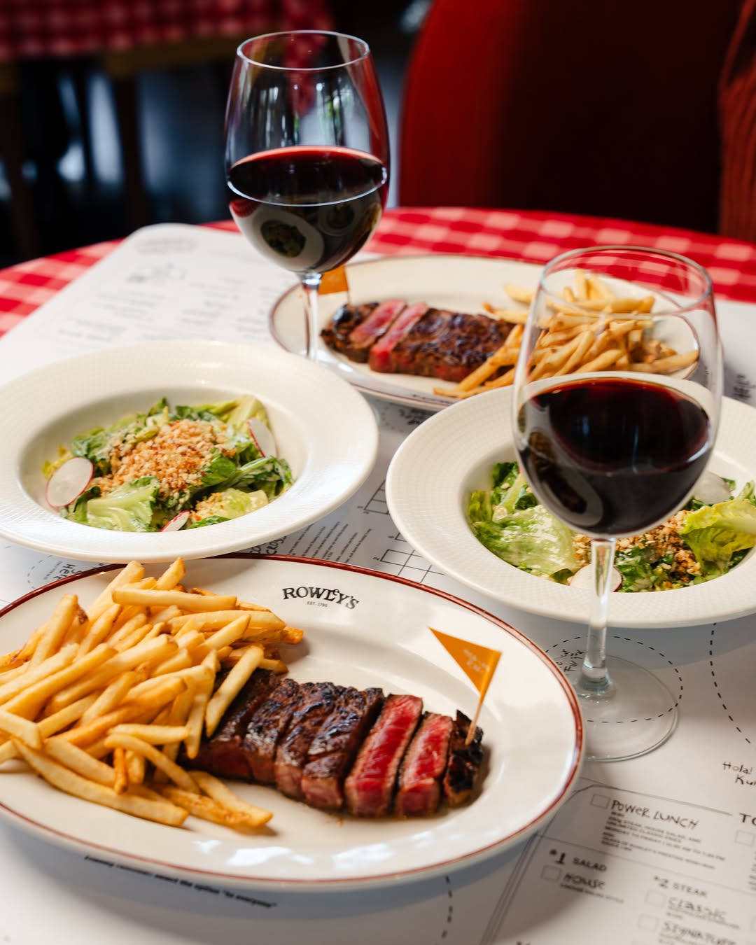 Rowley's Steakhouse: appetizing food and professional photography
