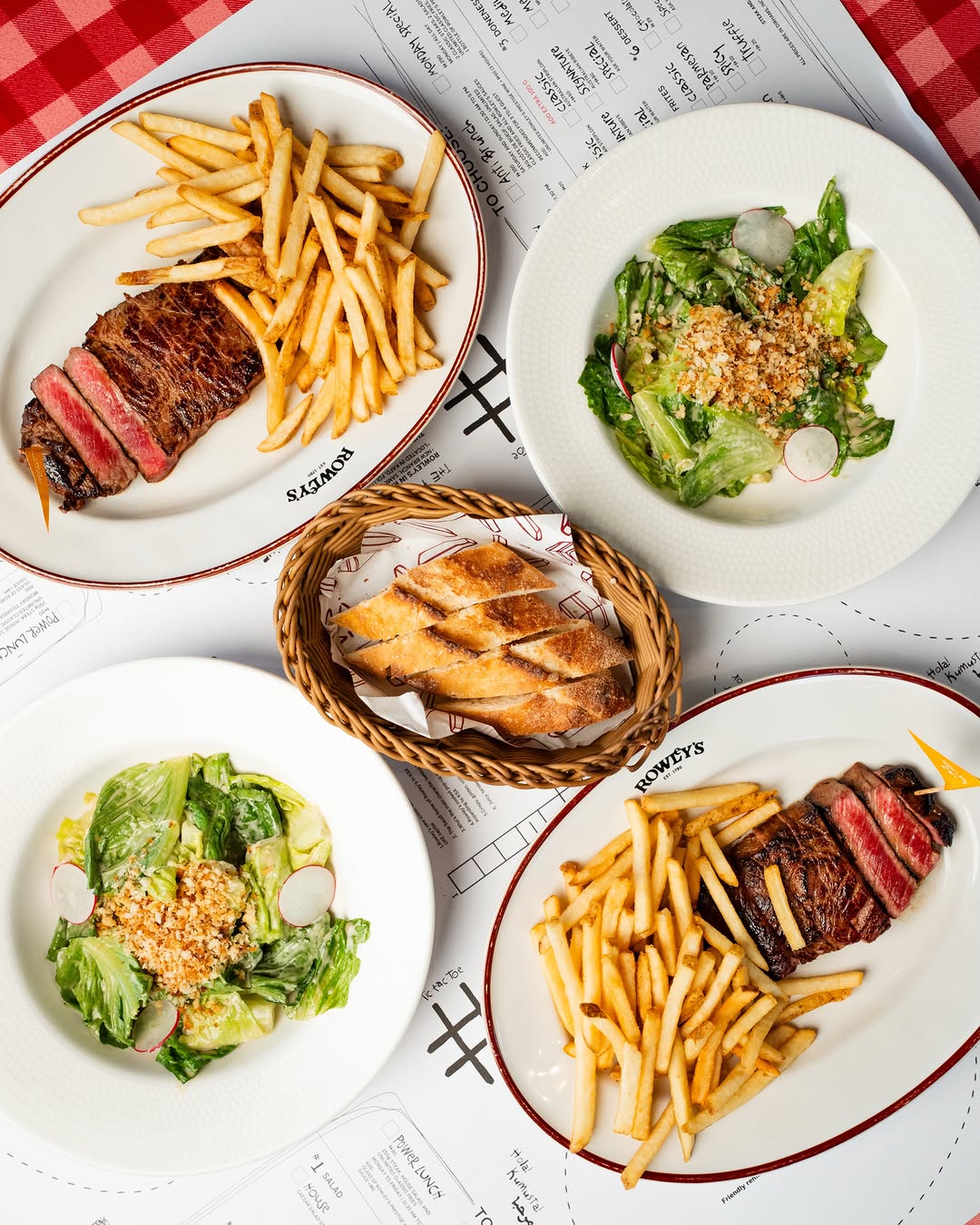 Rowley's Steakhouse: high quality professional food photography
