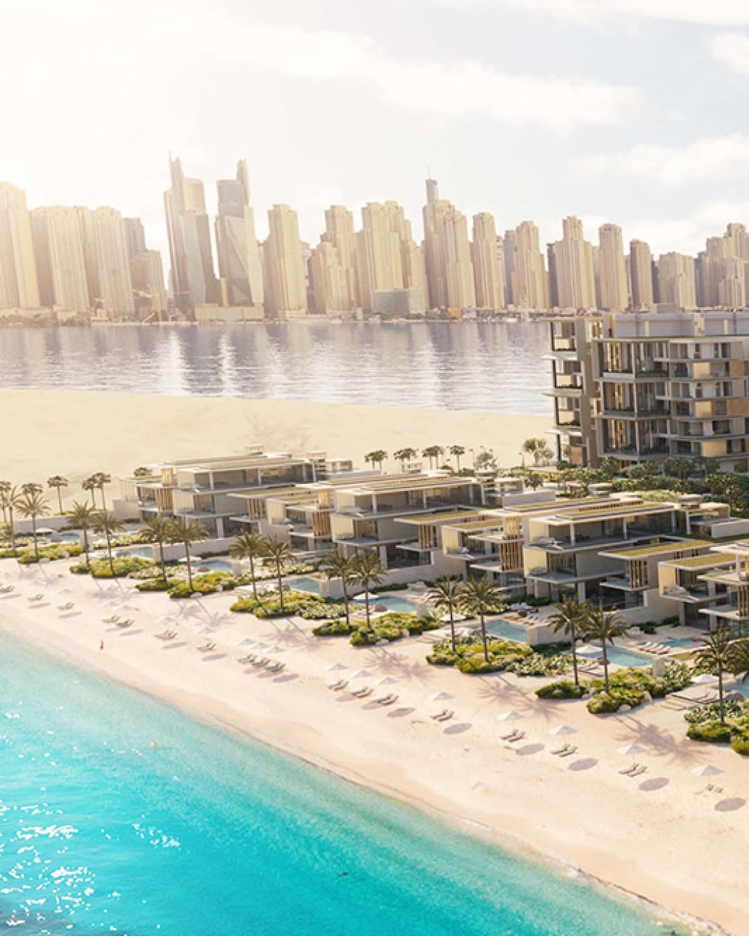 Six Senses The Palm, Dubai: high quality architectural rendering
