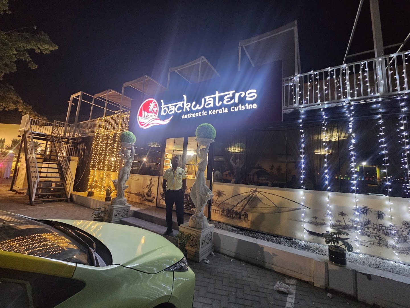 Backwaters Restaurant Fujairah: clear exterior shot of restaurant
