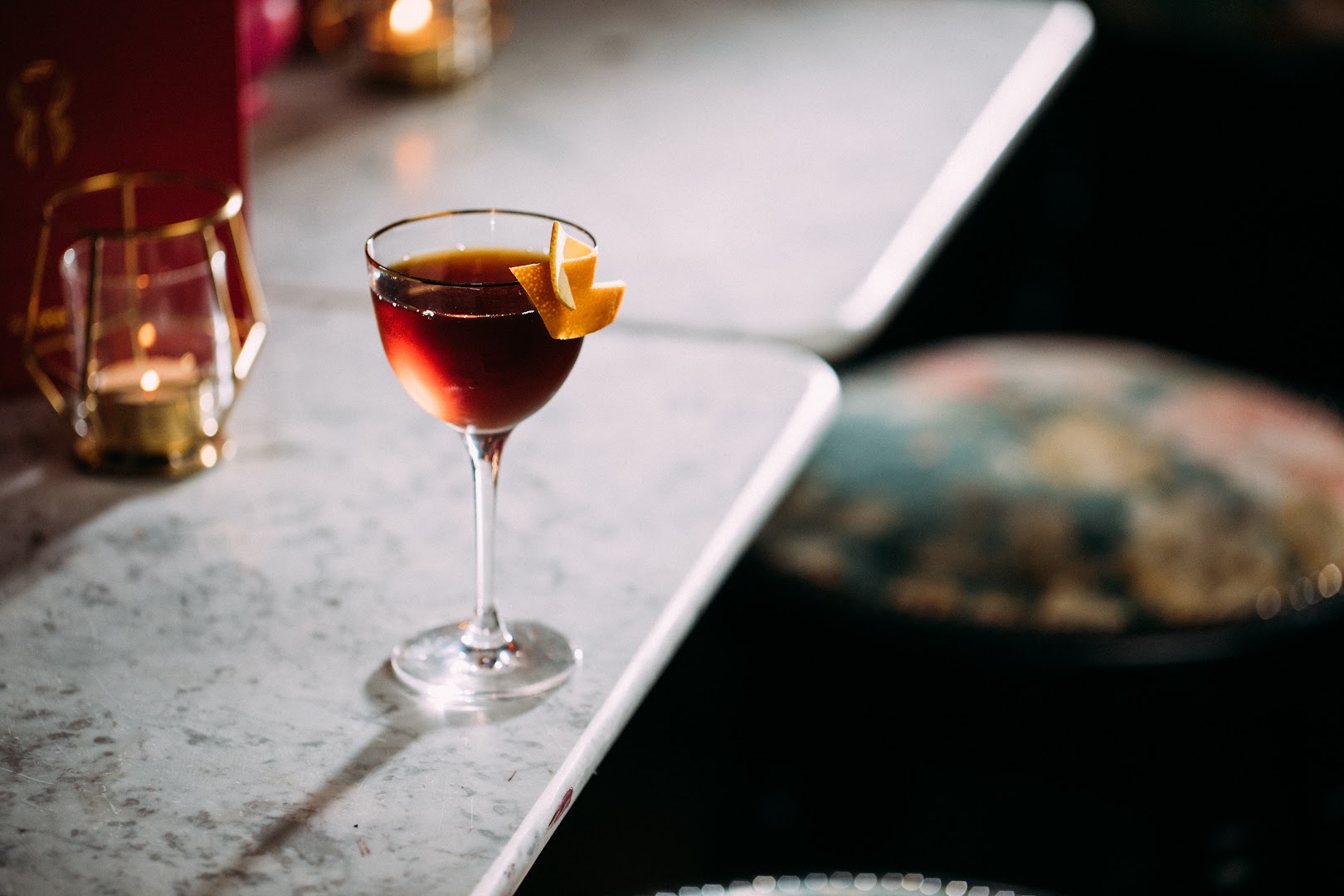 Angel & Two Bibles: professional, high-quality cocktail photo