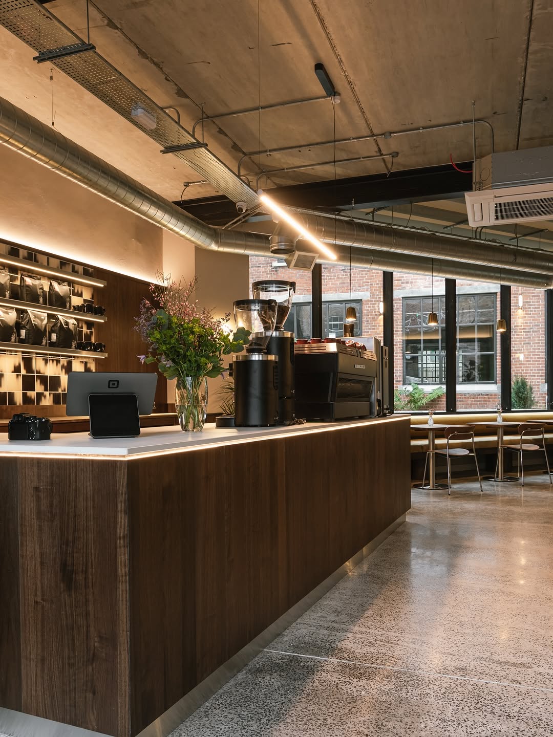 Nine Squared Coffee: professional interior shot of cafe