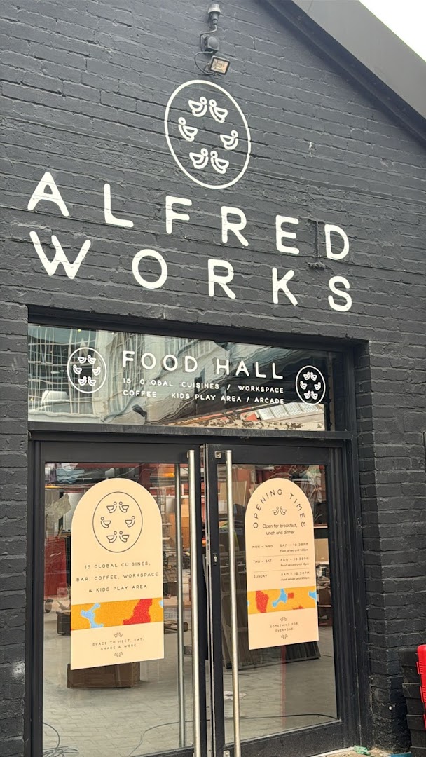 Alfred Works: clear exterior shot of venue