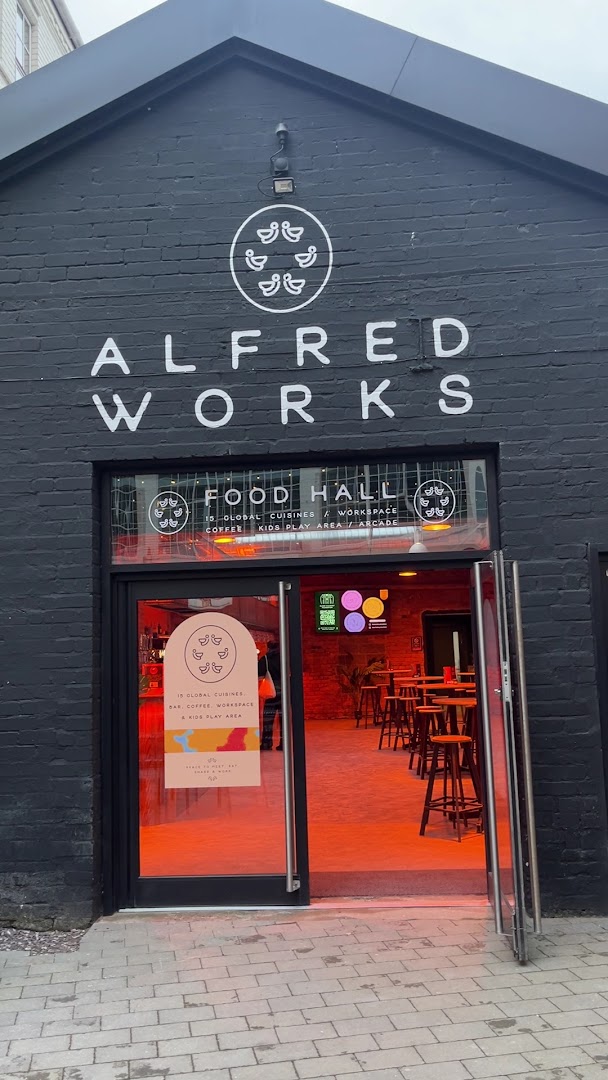 Alfred Works: clear exterior shot of venue