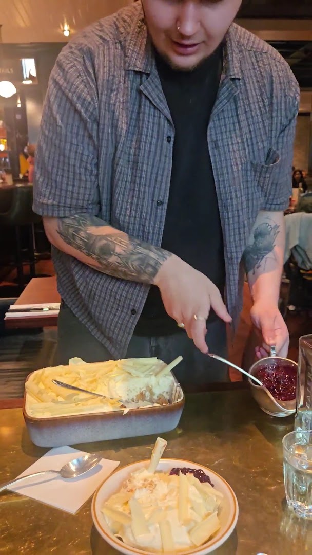 Blacklock: staff serving restaurant food