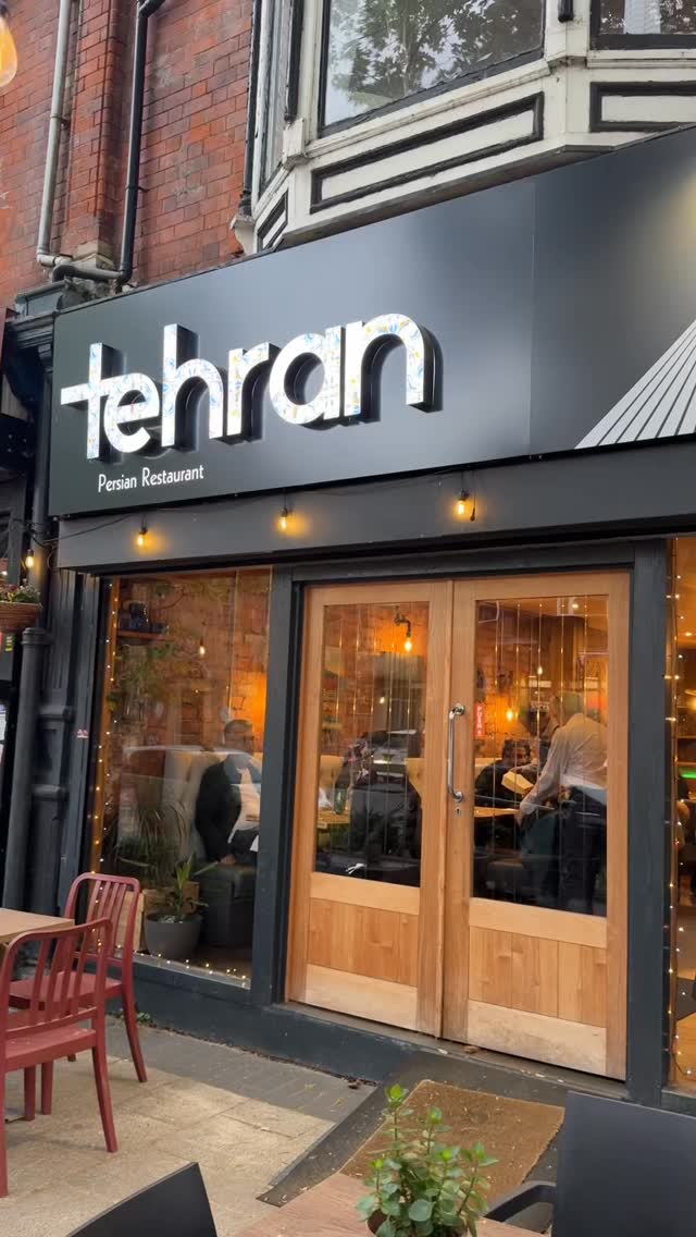 Tehran Moseley: clear, inviting exterior restaurant shot