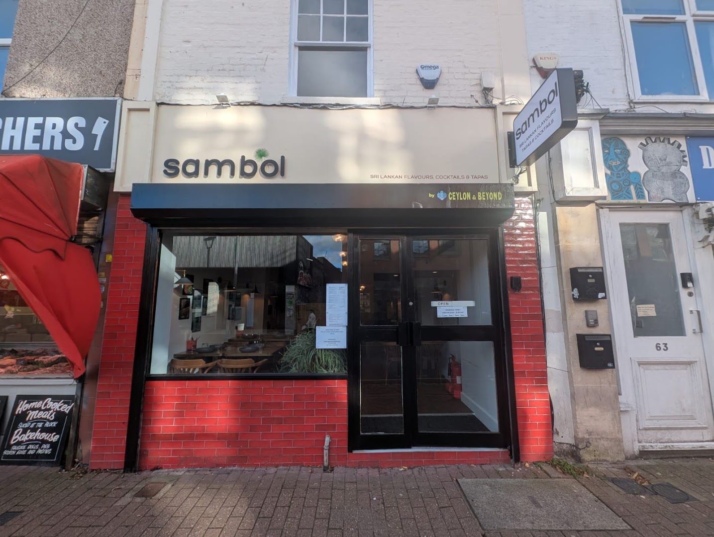 Sambol: clear exterior shot of restaurant
