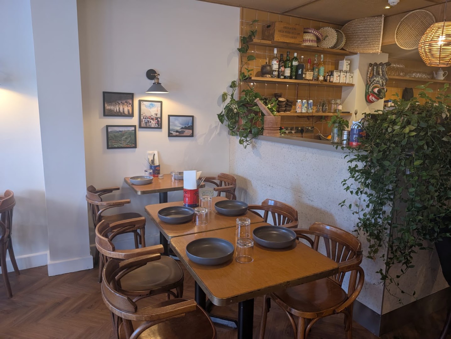 Sambol: clear, inviting restaurant interior shot