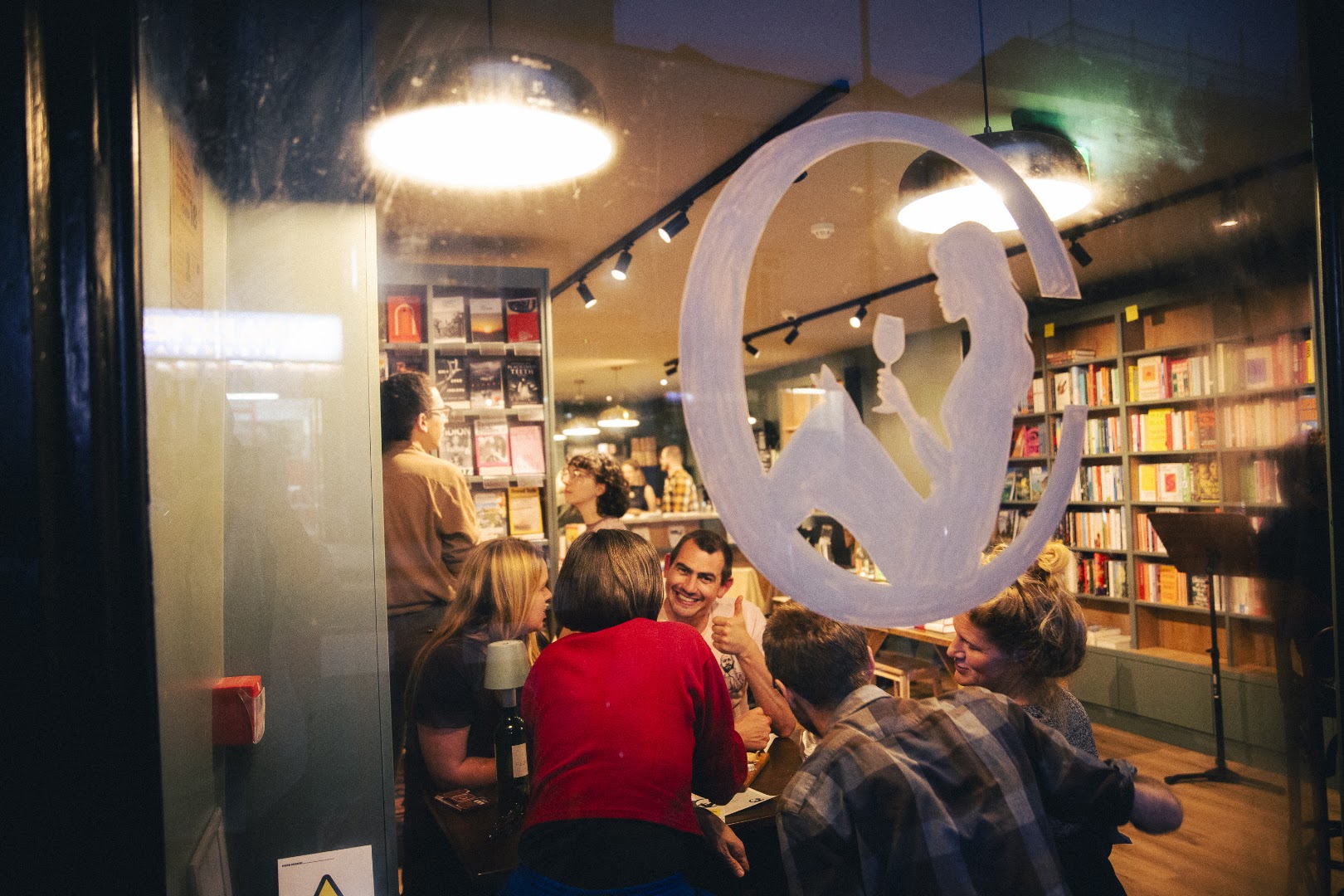 the BookCellar: inviting atmosphere and clear interior