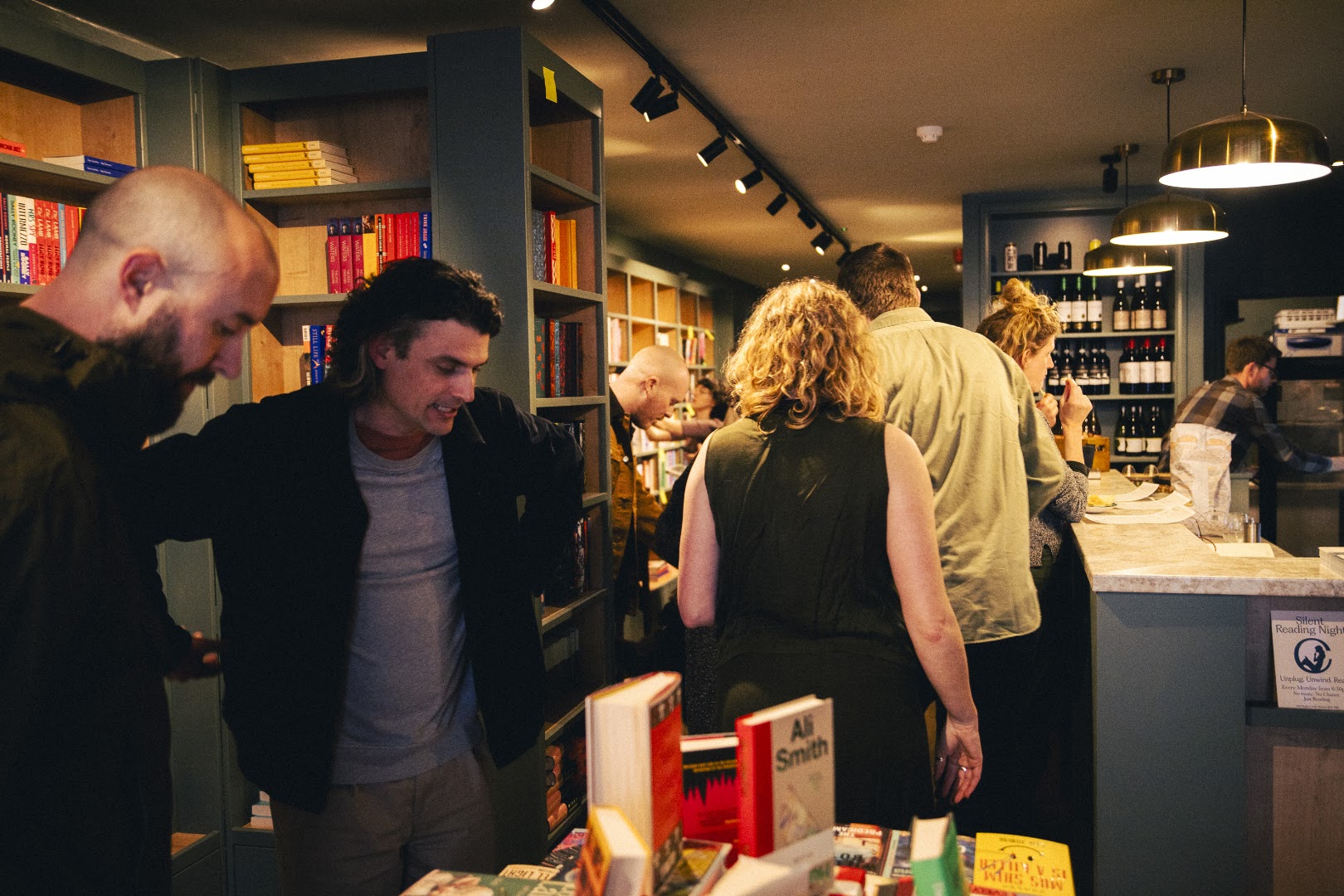 the BookCellar: inviting atmosphere showing shop interior