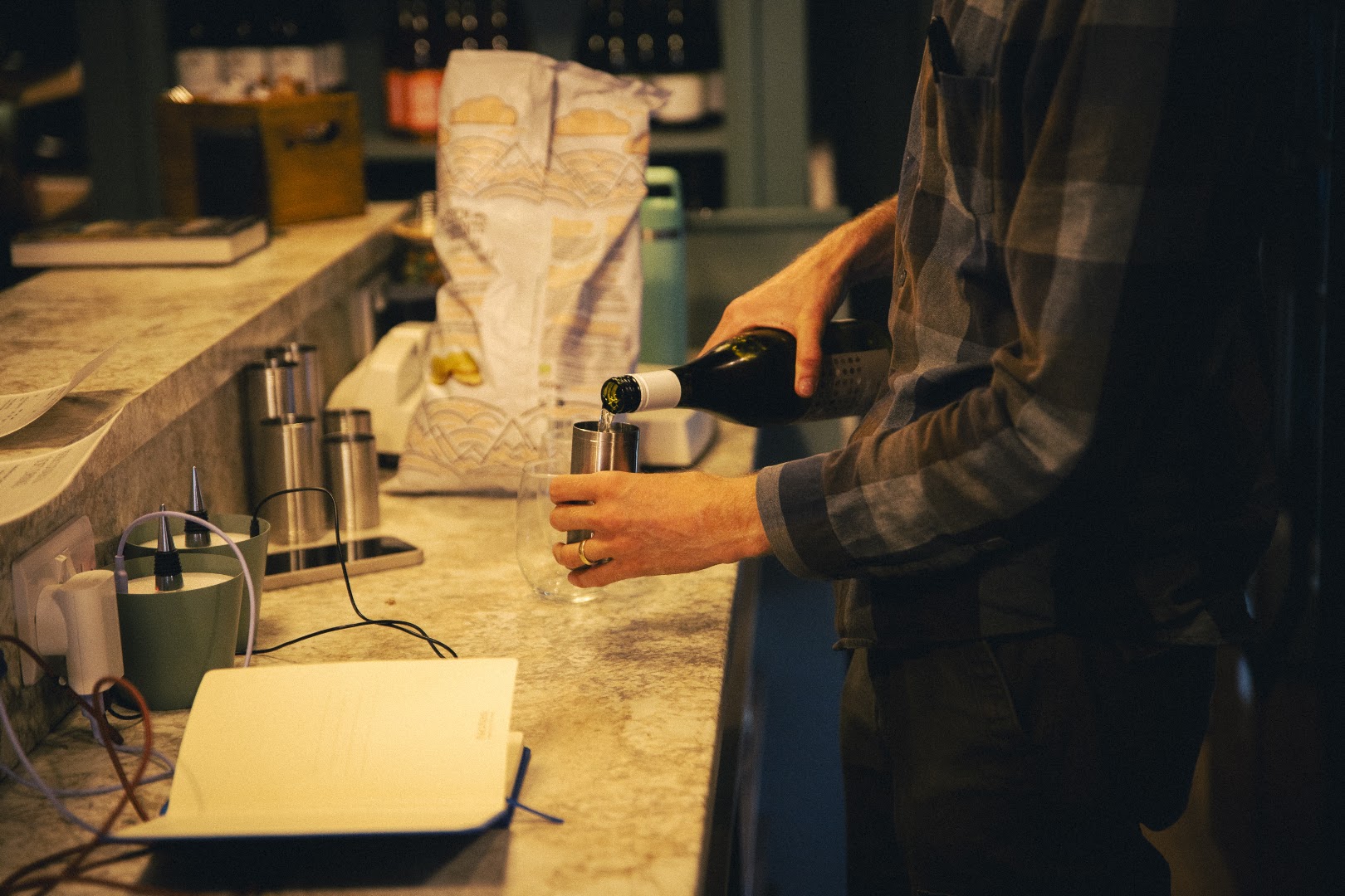 the BookCellar: professional atmosphere and service shot