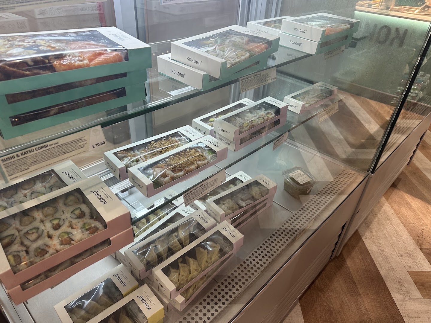 Kokoro: clear display of restaurant products
