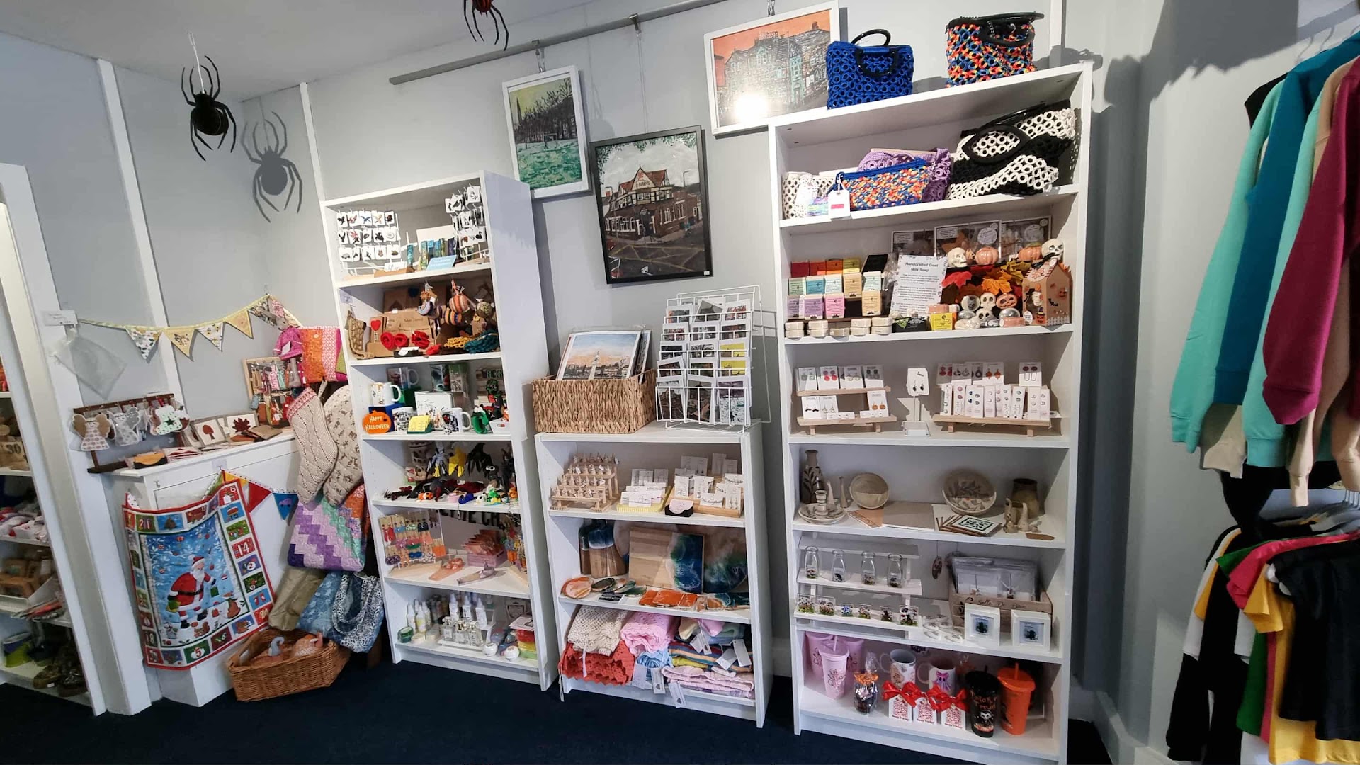The Crafted Nook: clear display of shop products