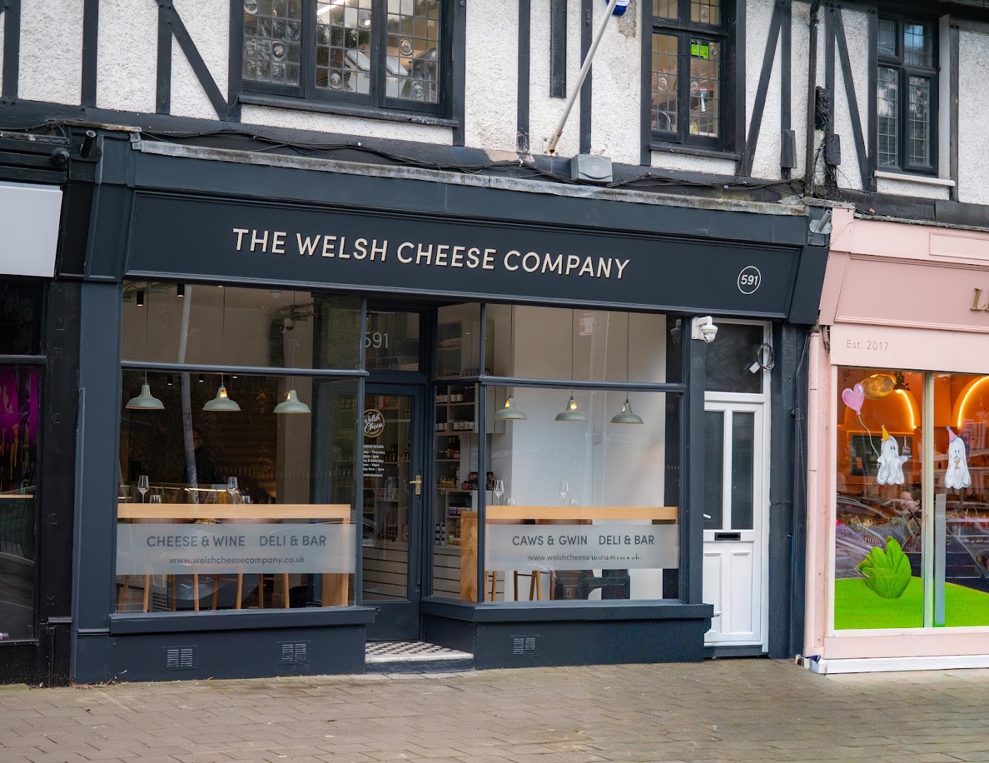The Welsh Cheese Company: clear, professional storefront photo