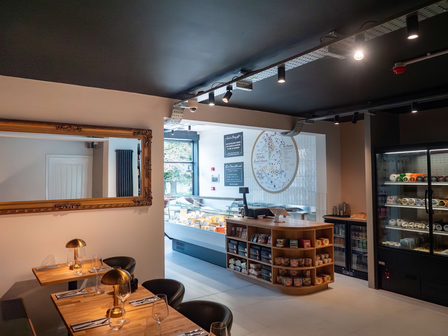 The Welsh Cheese Company: professional interior shot of shop