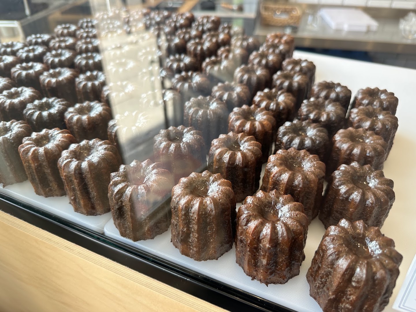 Project Canelé: appetizing display of signature pastries