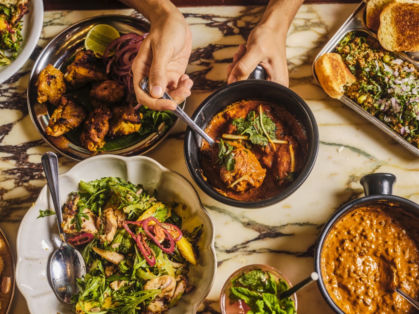 Dishoom: appetizing, high-quality food photography