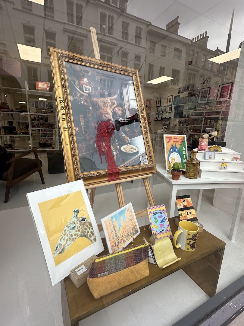 Scottish Design Exchange: clear display of shop products