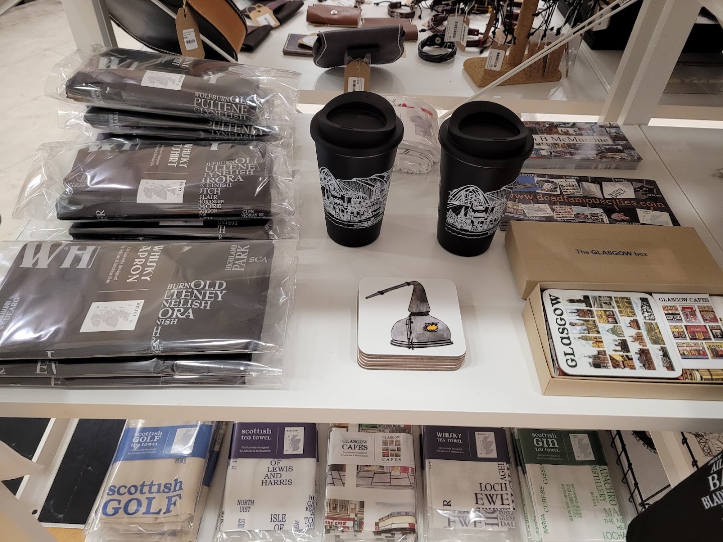 Scottish Design Exchange: clear display of shop products