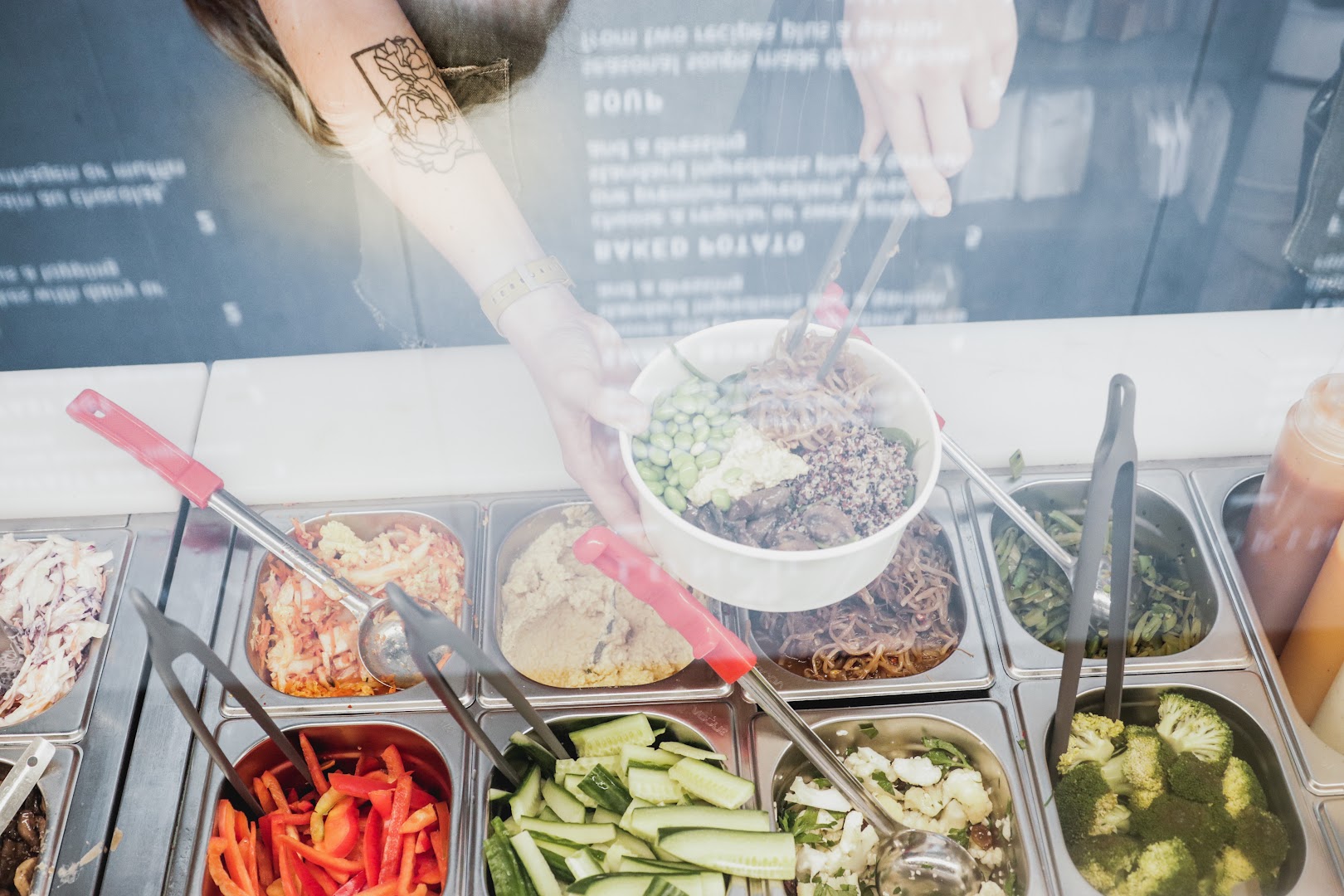 Sprigg Waterloo Street: food preparation and ingredients