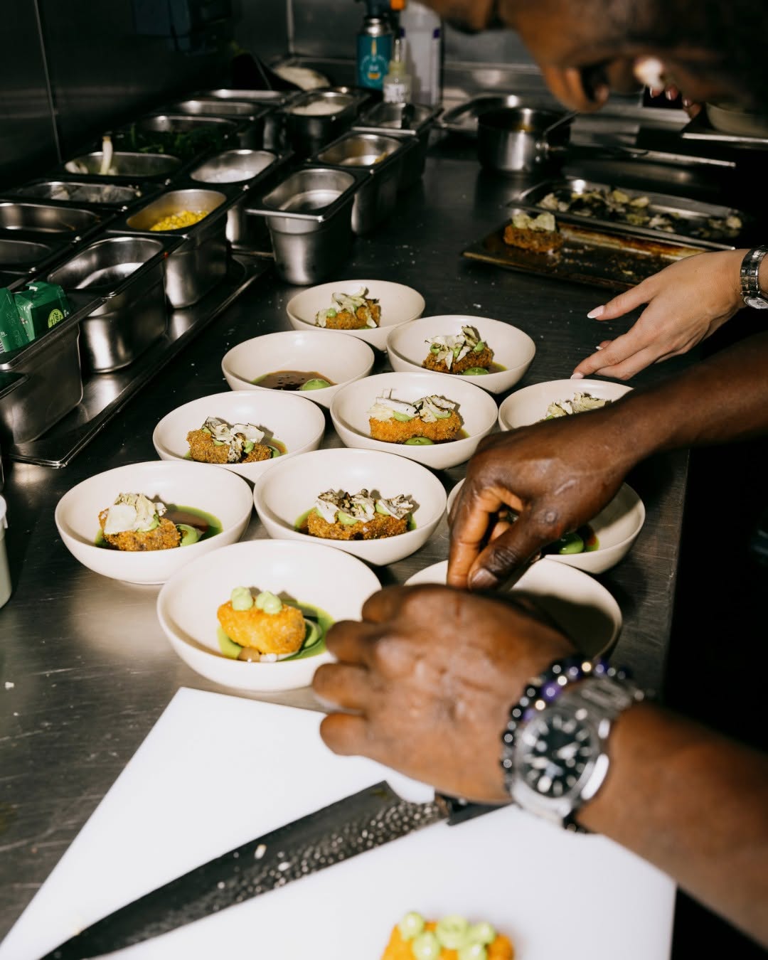 Trust by Modou: professional shot of food preparation