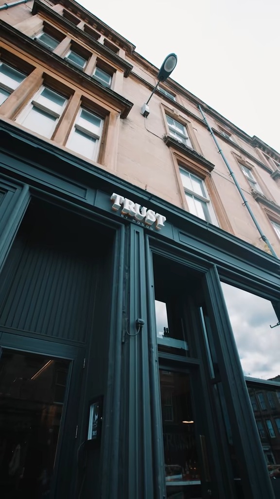 Trust by Modou: clear exterior shot of venue